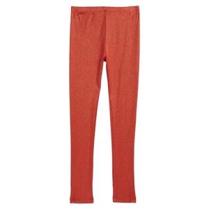 NEW! Peek Metallic Knit Leggings 10